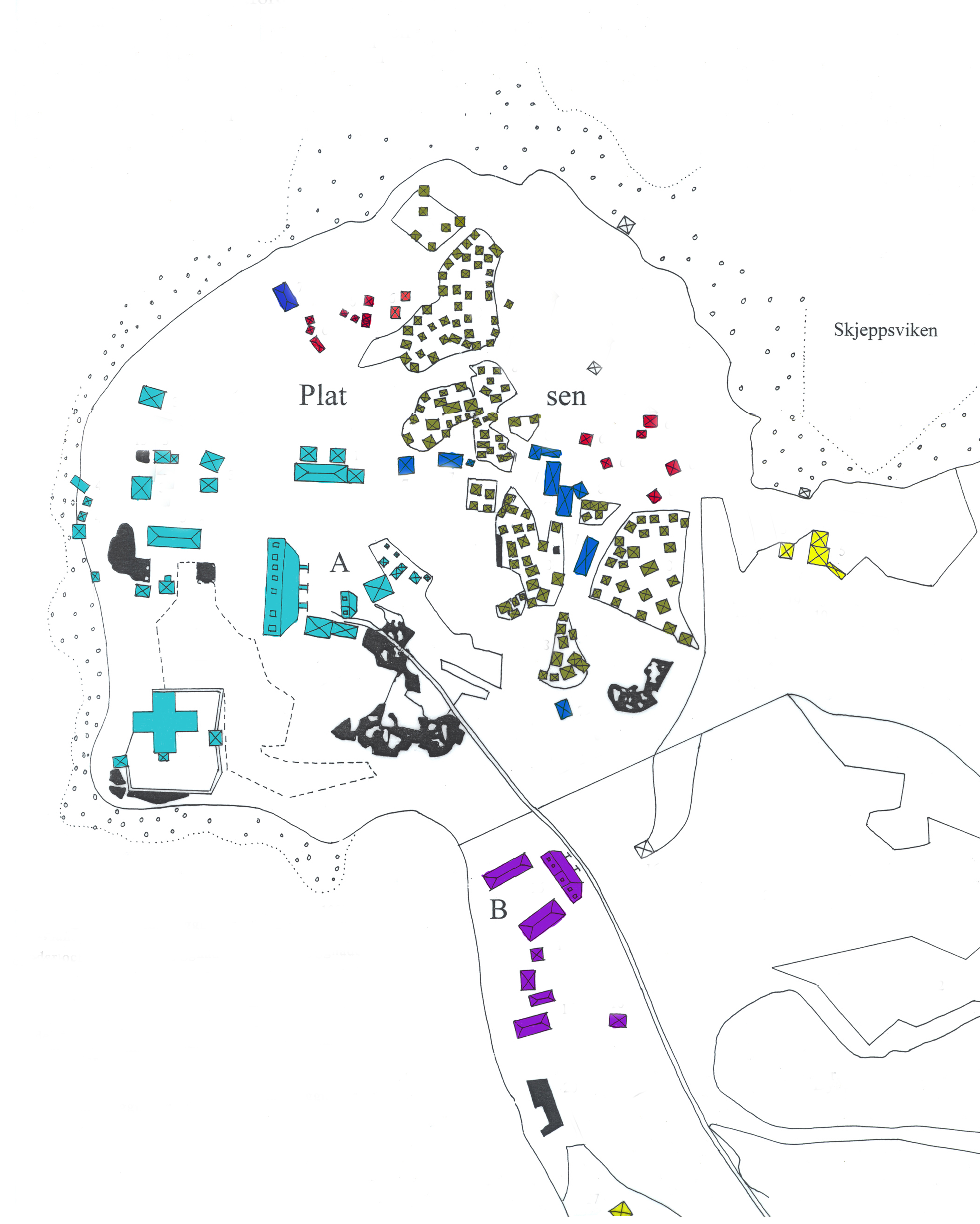 Den gamla marknadsplatsen, eller Plass’n som den kallades, ligger strategiskt belägen vid vattnet. Ett område vars långa historia tar sin början under 1600-talets gruvprojekt vid Nasafjäll. Marknadsplatsen blev en knutpunkt för handel men var även en mötesplats för borgare, nomader och senare bofasta. Här byttes, köptes och såldes skinn, vadmal, mjöl, salt, silver och andra produkter. En plats att få och dela med sig av de senaste nyheterna från kust, inland och vida omkring.