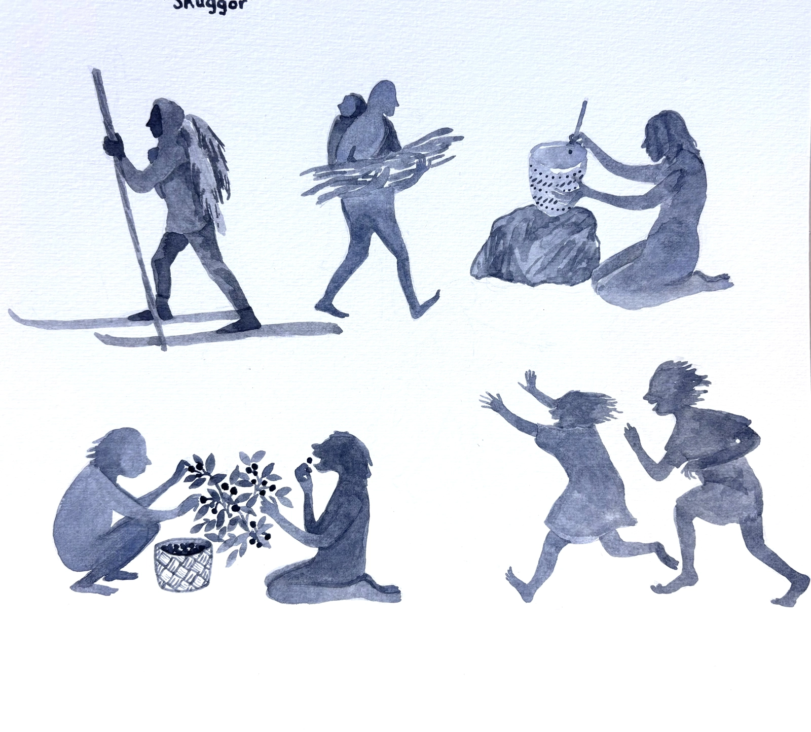 Illustration 1a Stenåldersliv PDF